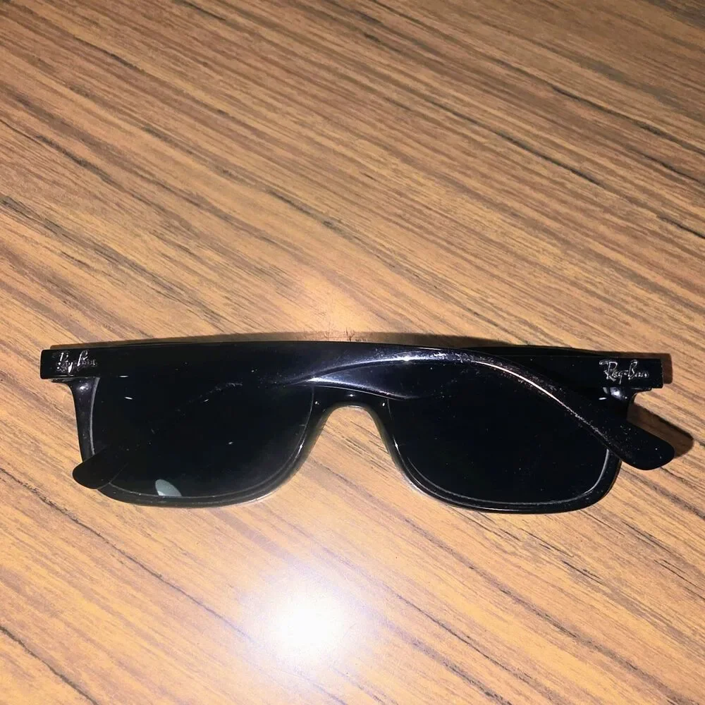 Ray Ban RB5228 55□17 140 Black Summer Vacation Logo Sunglasses & Case